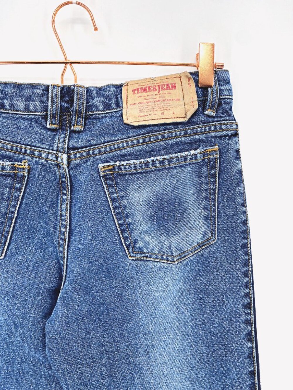 Times TM Jeans Vintage Y2K Side Zipper Bootcut Jeans - Picture 7 of 12